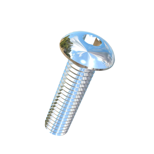 Titanium #8-36 X 5/8 UNF Button Head Socket Drive Allied Titanium Machine Screw